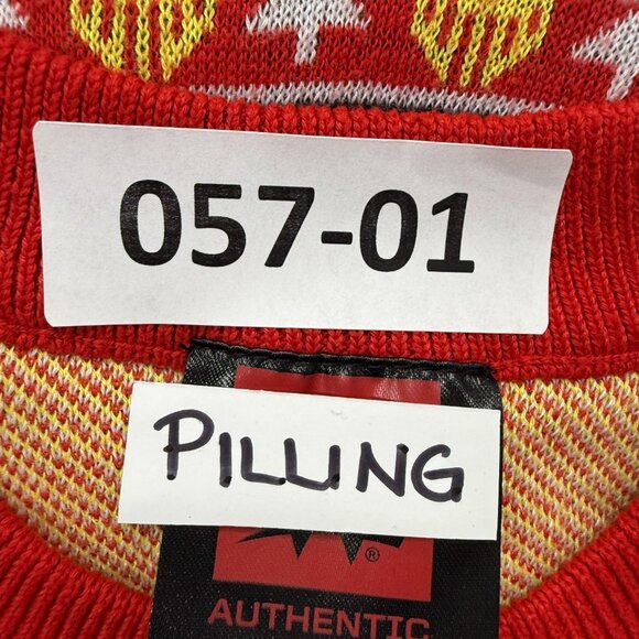 LA Knight WWE Sweater Men XL Black Red Christmas Long Sleeve Graphic "YEAH" Crew - Picture 13 of 13